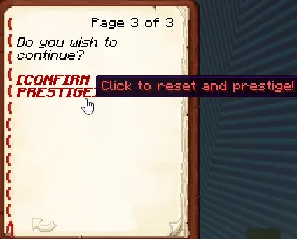 Great Harvest reset example