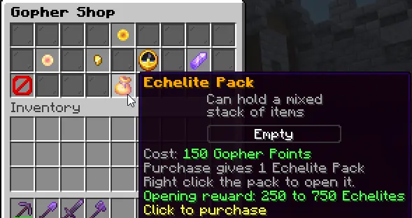Gopher Shop example