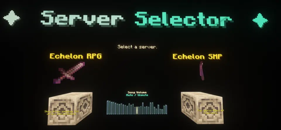 EchelonMC server selector world